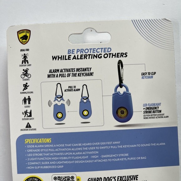 Guard Dog Security Portable Security Alarm Keychain Self Defense - Picture 5 of 5